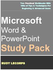 Cover image for Microsoft Word & PowerPoint Study Pack